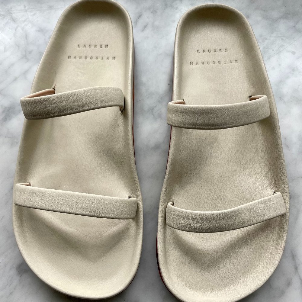 Lauren Manoogian Line leather sandals